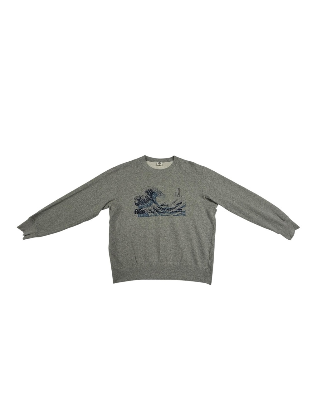 Uniqlo UKIYOE Masters Sweatshirt Grey Crewneck Long Sleeve - Size XL